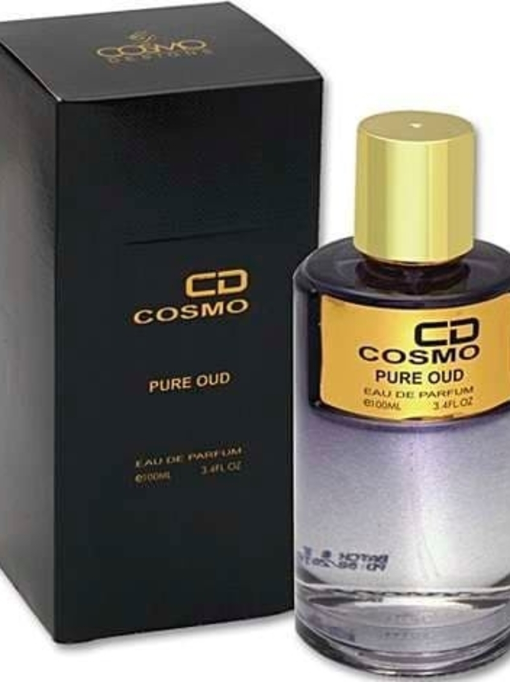 COSMO Pure Oud Eau de Parfum - Black & Gold Packaging